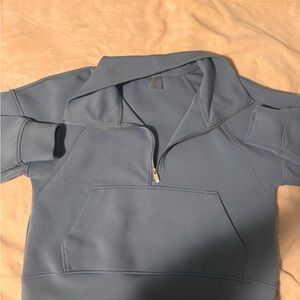 CALIA by Carrie Underwood Blue Cowl Neck Sweater